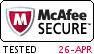 McAfee SECURE sites help keep you safe from identity theft, credit card fraud, spyware, spam, viruses and online scams